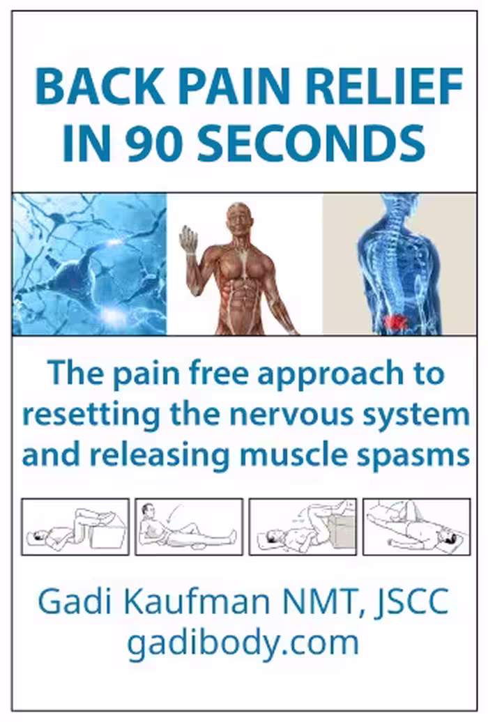 خرید و دانلود نسخه کامل کتاب Do It Yourself Back Pain Relief In 90 Seconds
