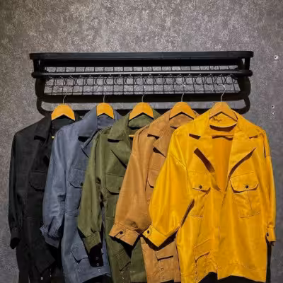 کت میکرو مخمل میله ای جیب پرچ