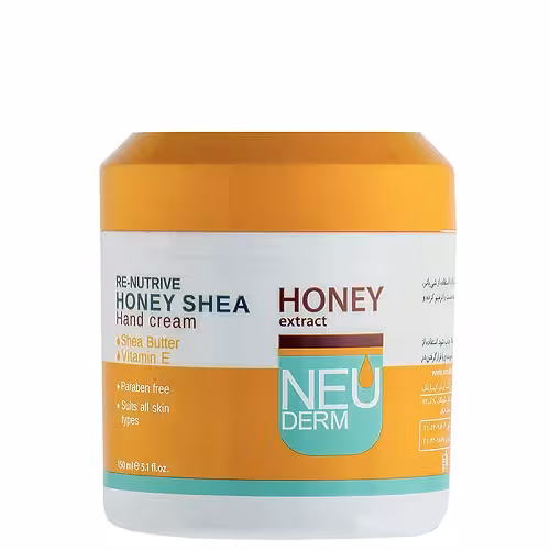 کرم مرطوب کننده دست نئودرم مدل Re Nutrive حاوی عصاره عسل حجم 150 میل