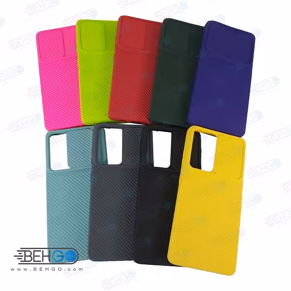 قاب گوشی سامسونگ S21 Ultra قاب سیلیکون خشابی با محافظ لنز دوربین S21Ultra