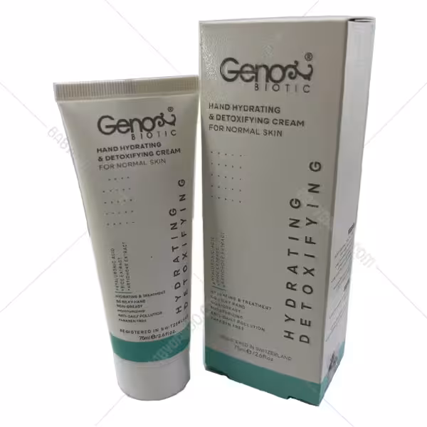 کرم رطوبت رسان و دتوکسیفای کننده دست ژنوبایوتیک
