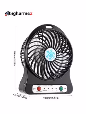 پنکه رومیزی شارژی مدل Portable