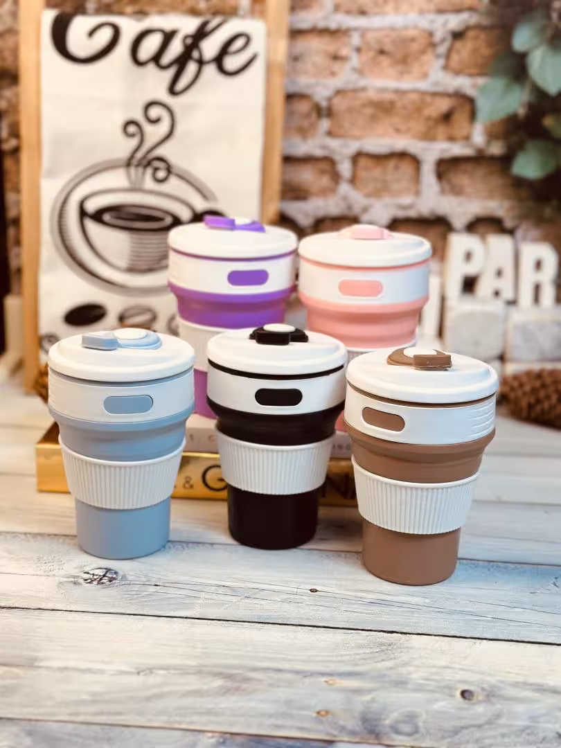 لیوان سیلیکونی تاشو کد 2229