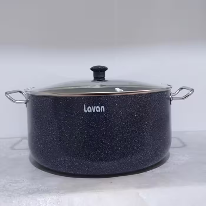 قابلمه گرانیتی سایز 38 مدل تیتان طوسی لاوان ارسال رایگان