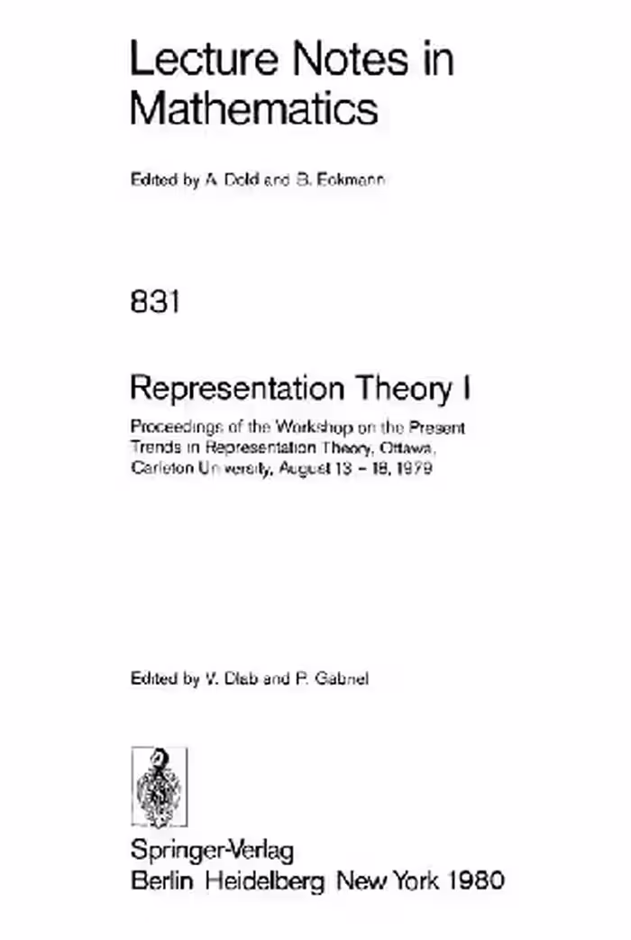 خرید و دانلود نسخه کامل کتاب Representation Theory I