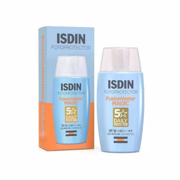 ضد آفتاب فلوئیدی فیوژن واتر مجیک بی رنگ ایزدین SPF50