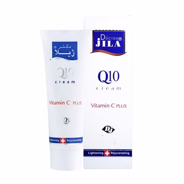 کرم کیوتن دکتر ژیلا 50 گرم / Doctor Jila Q10 Cream Vitamin C Plus For All Skin Types 50 g