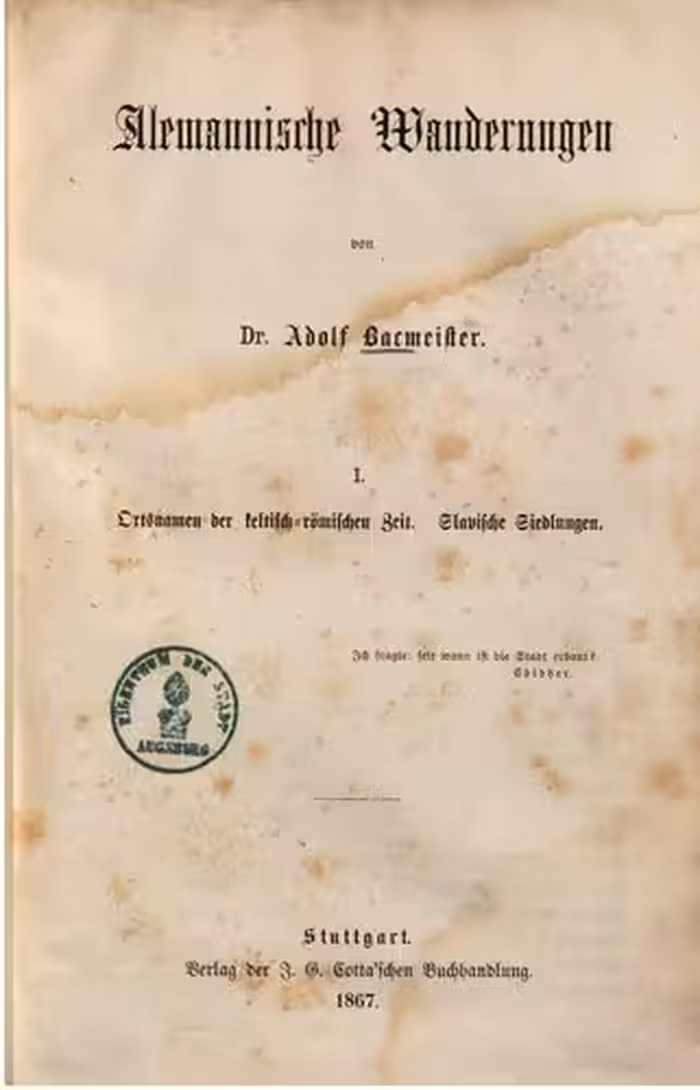 خرید و دانلود نسخه کامل کتاب Ortsnamen der keltisch-römischen Zeit / Slavische Siedlungen