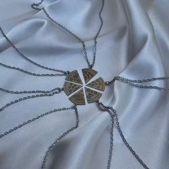 ست گردنبند 6 نفره پیتزا