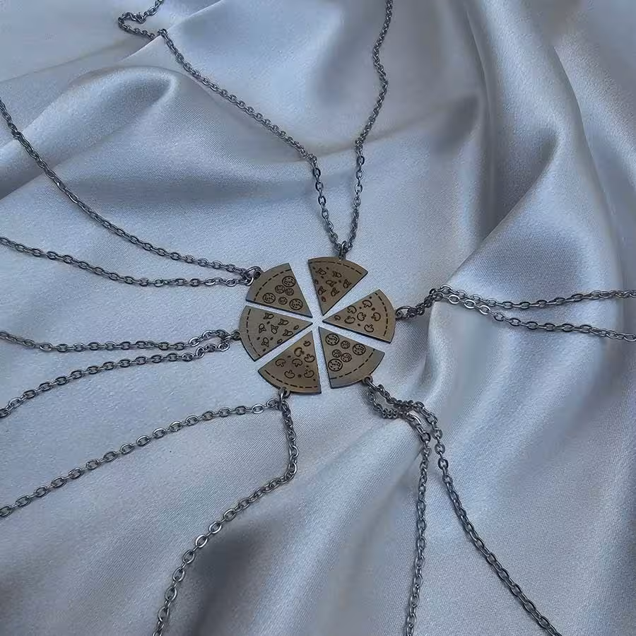 ست گردنبند 6 نفره پیتزا