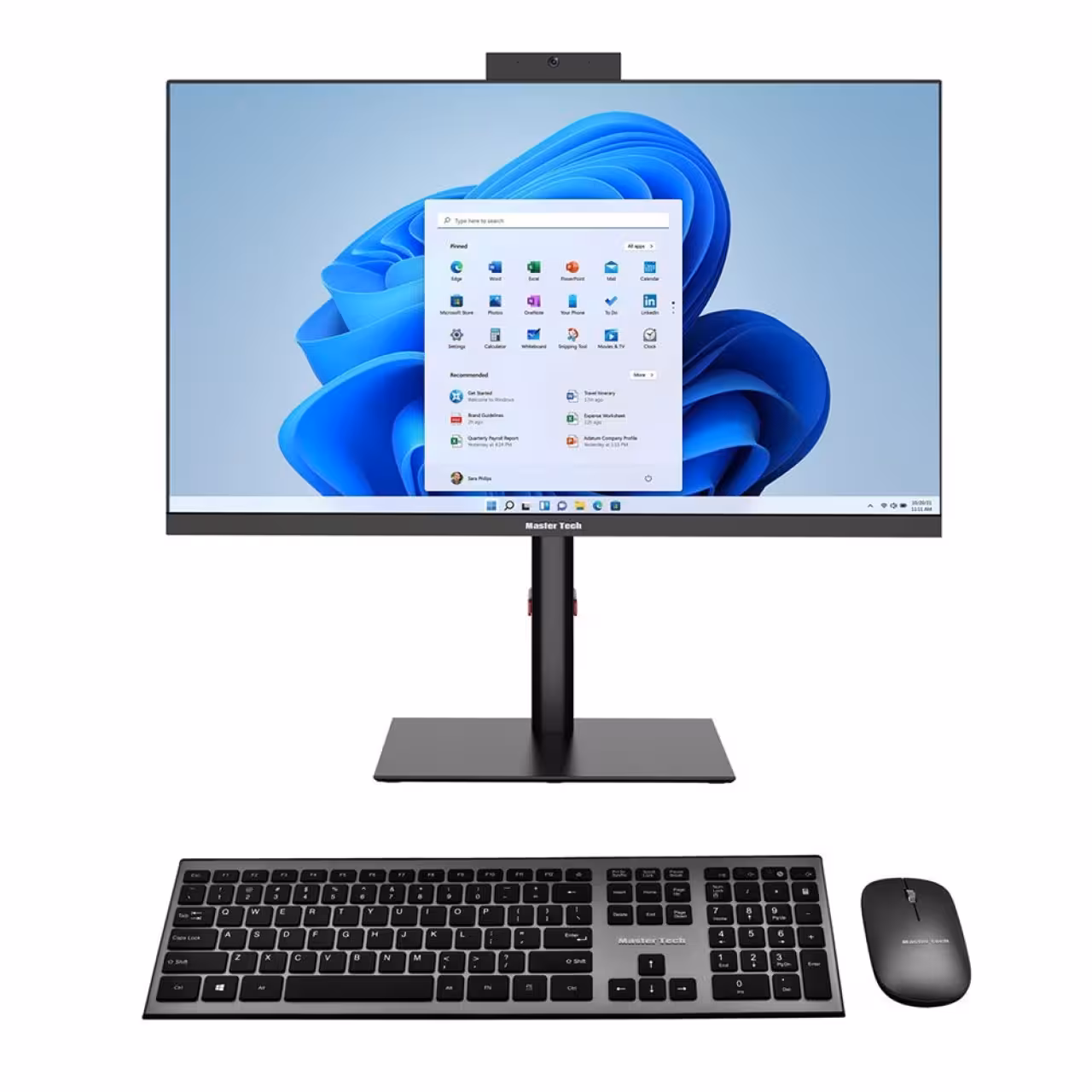 کامپیوتر All In One مسترتک 24 اینچ مدل Master Tech ZN240-C58SB 24 inch Core i5-10400 8GB 256GB SSD