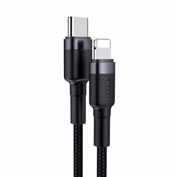 کابل تبدیل USB-C به لایتنینگ باسئوس مدل CATLKLF-G1 Cafule طول 1 متر
