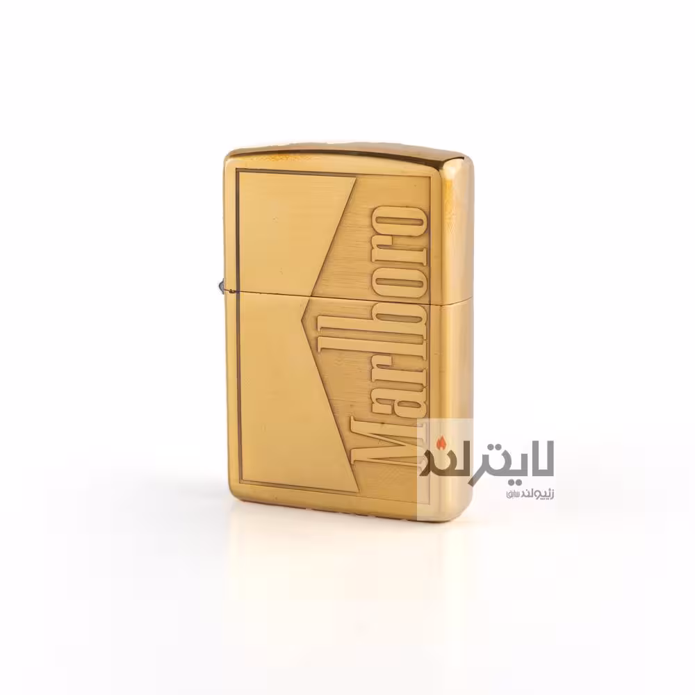 فندک زیپو مدل Brushed Brass CT042 کد 204b