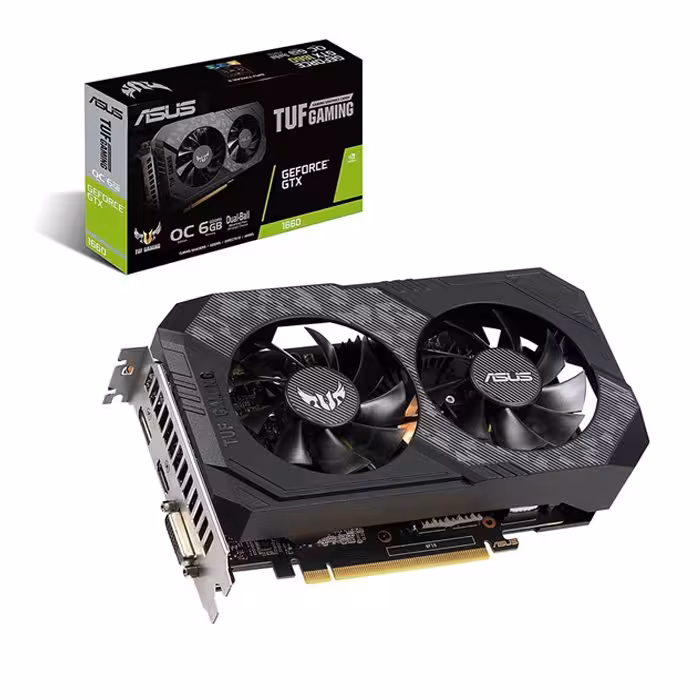 کارت گرافیک ایسوس TUF-GTX1660S-O6G-GAMING
