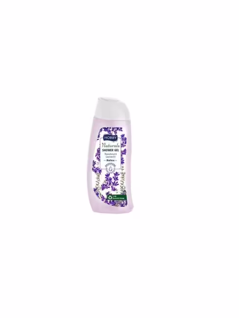 شامپو بدن هوبی HOBBY سری NATURALS مدل RELAX حاوی عصاره آویشن و روغن اسطوخودوس حجم 500 میل