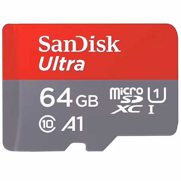 کارت حافظه microSDXC سن دیسک مدل Ultra A1 کلاس 10 سرعت 140MBps ظرفیت 64 گیگابایت
