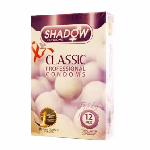 کاندوم شادو مدل classic بسته 12 عددی