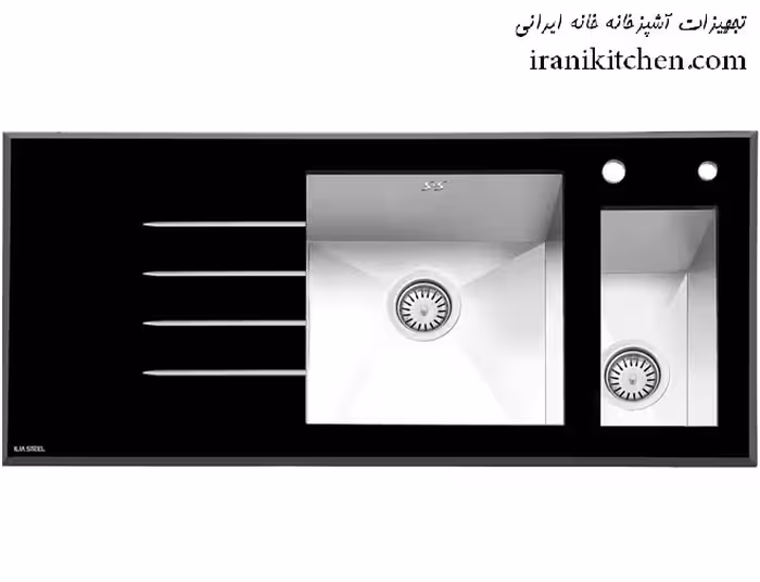 سینک ایلیا استیل مدل 8023 توکار