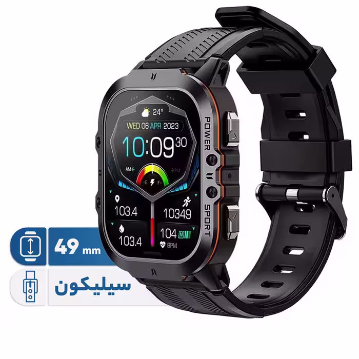 ساعت هوشمند 49 میلی‌متری اسپیس مدل SW-4020 | کالا مکس