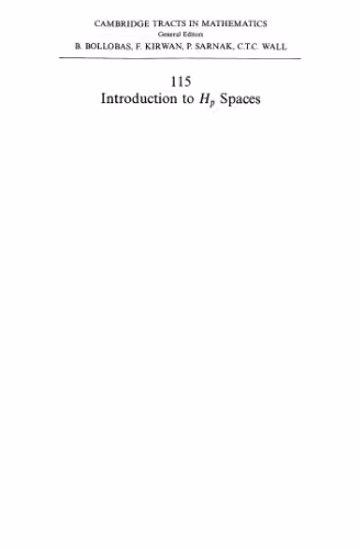 خرید و دانلود نسخه کامل کتاب Introduction to Hp Spaces