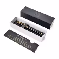 روان نویس پارکر آی ام لاک مشکی گیره طلا - Parker IM Lacquer Black GT
