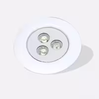 چراغ استخری توکار 9 وات فول کالر (RGB) با قطر 10.5 سانتی‌متر، برند ایمکس (Emax)، بدنه ساخته شده از آلومینیوم ضد کلر