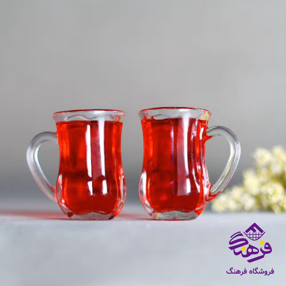 استکان نيکا دسته دار کادو کاوه (8دک)