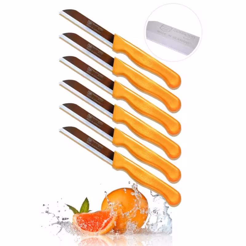 ست 6 عددی چاقوی میوه و سبزی زولینگن مدل تِرتیكیلی | Solingen آلمان اصل