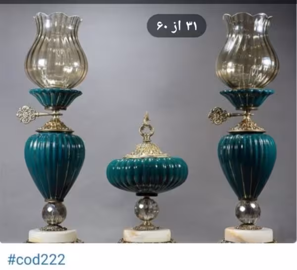 شمعدانی وشکلات خوری کدA0017     222