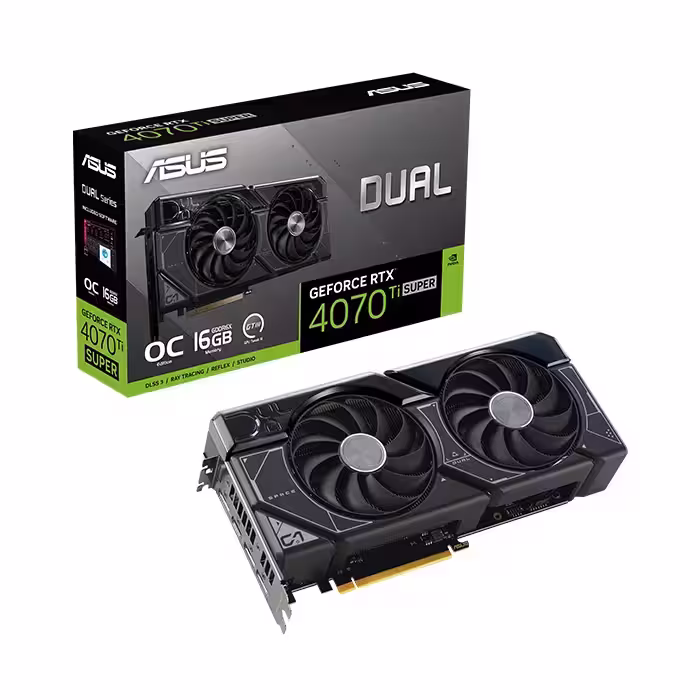 کارت گرافیک ایسوس Dual GeForce RTX 4070 Ti SUPER OC Edition 16GB