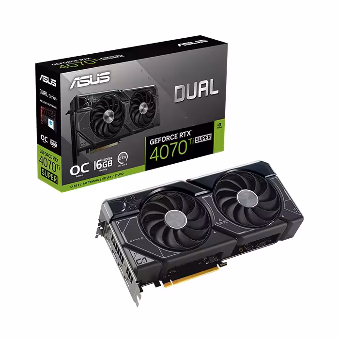 کارت گرافیک ایسوس Dual GeForce RTX 4070 Ti SUPER OC Edition 16GB