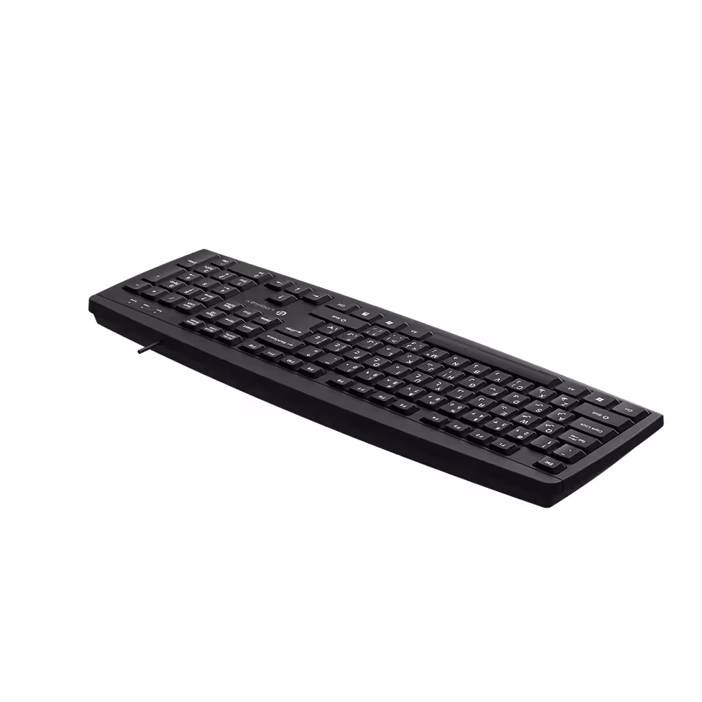 کیبورد با سیم لاجی کی مدل K113B، سوییچ ممبران، Full-Size