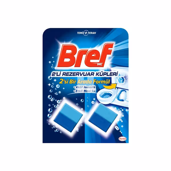 قرص خوشبو کننده و ضد عفونی کننده فلاش تانک برف دو  عددی آبی