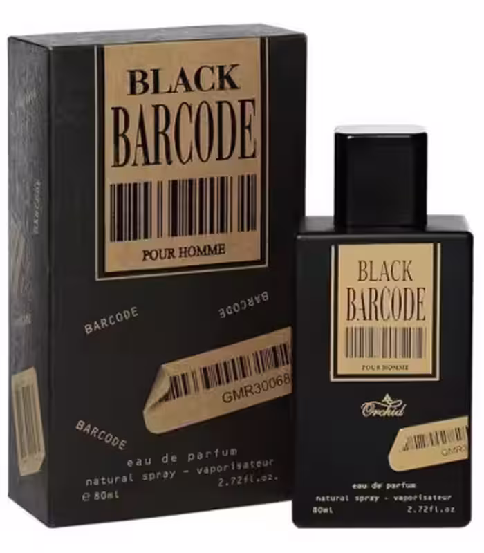 عطر و ادکلن مردانه ارکید بلک بارکد ادوپرفیوم ORCHID BLACK BARCODE EDP FOR MEN