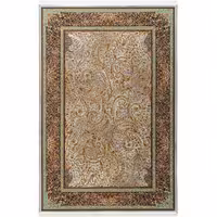 فرش 1500 شانه طرح دستباف 2000005160 نقره ای