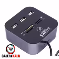 هاب USB 2.0 سه پورت و کارت خوان همه کاره ایکس پی-پروداکت مدل XP-HC836