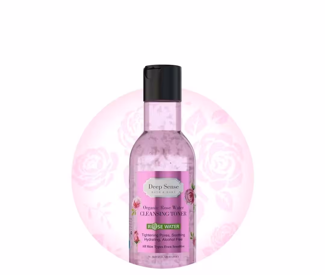 تونر گلاب دیپ سنس انواع پوست و پوست حساس 160ml