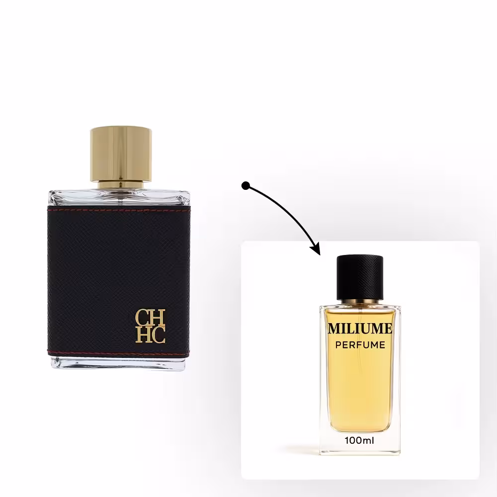 اسانس عطر Carolina Herrera CH Men برند gemini - کد 2123 - کارولینا هررا سی اچ مردانه 100ML - میلیوم پرفیوم