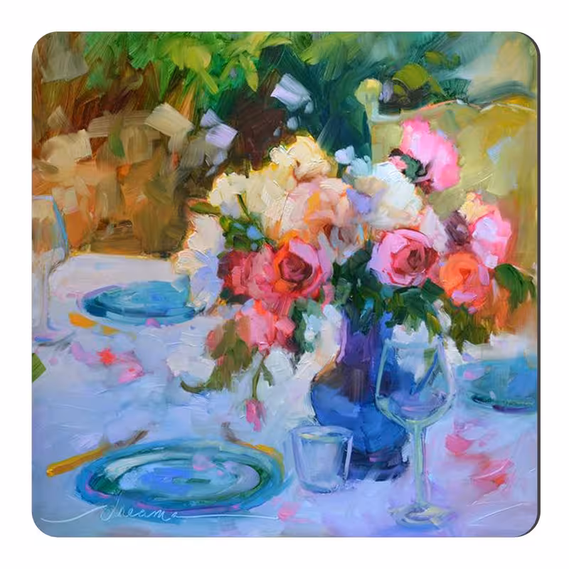 مگنت طرح گلدان و گل کد wmg628