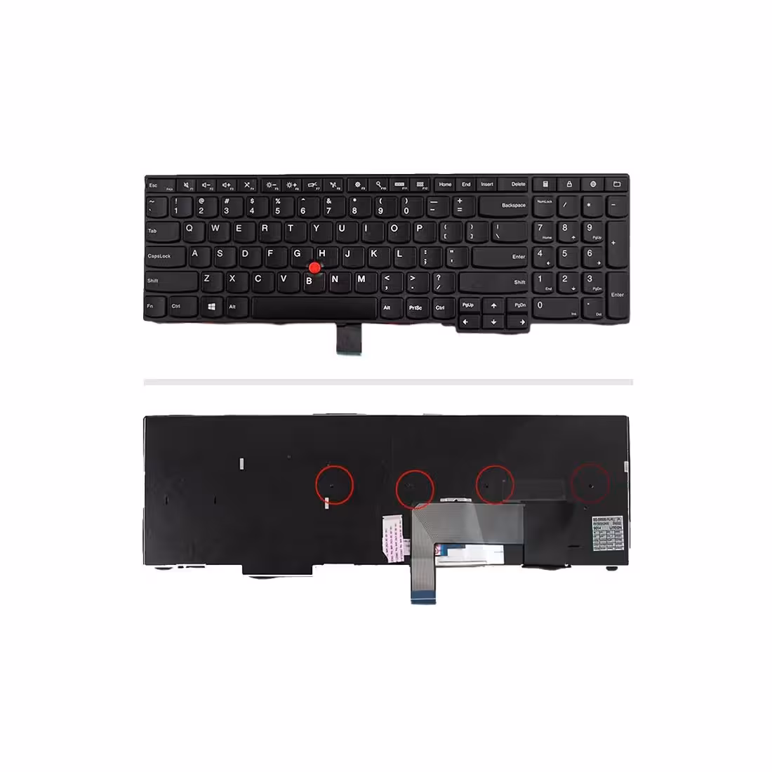 کیبورد لپتاپ لنوو T560 (ThinkPad | با ماوس | با فریم)