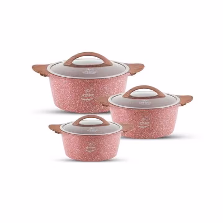 سرویس قابلمه لایف اسمایل 6 پارچه مدل LIFE P5_6_3N