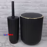 سطل و فرچه بهداشتی همارا مدل زبرا بادبزنی گرد