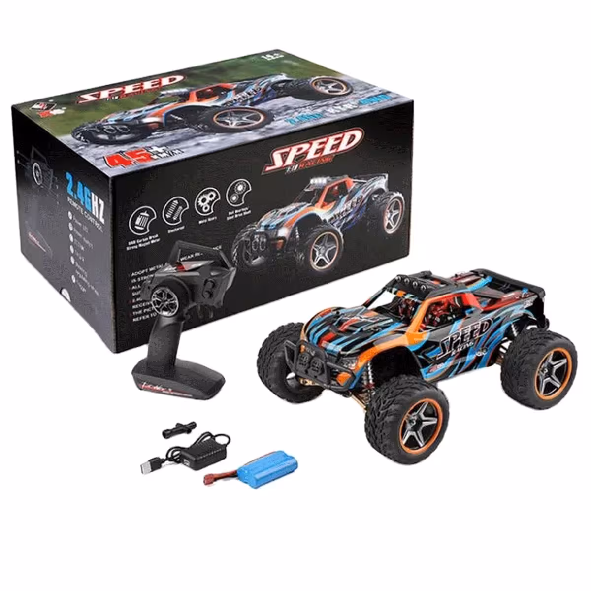 ماشین بازی کنترلی برند دبلیو ال تویز مدل آفرود WLTOYS 104009