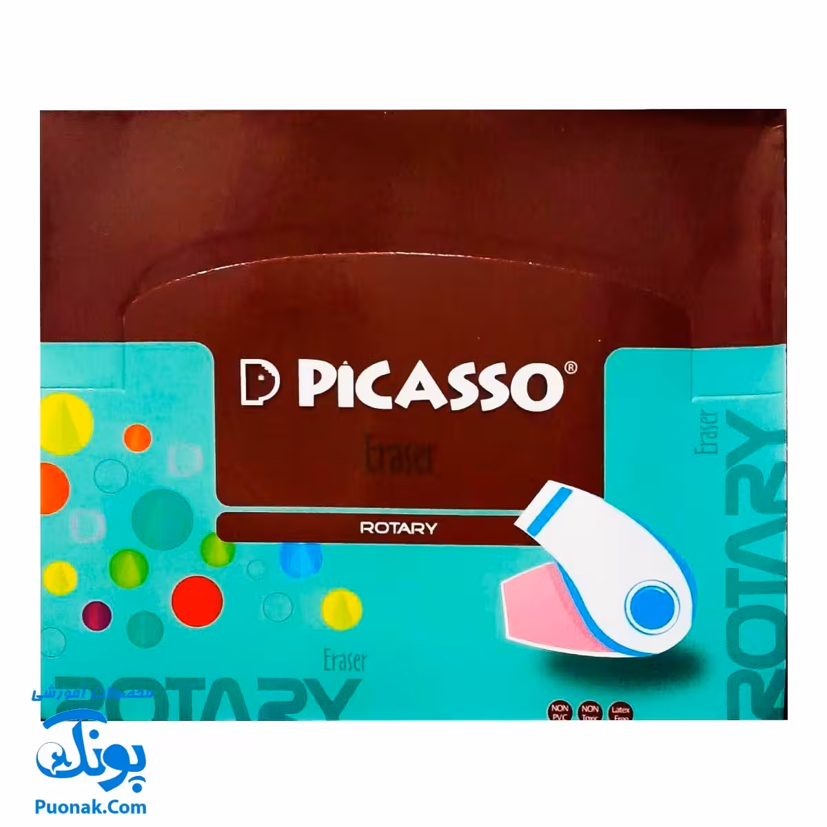 پاکن غلاف دار روتاری پیکاسو مدل ER-09 بسته ی 6 عددی