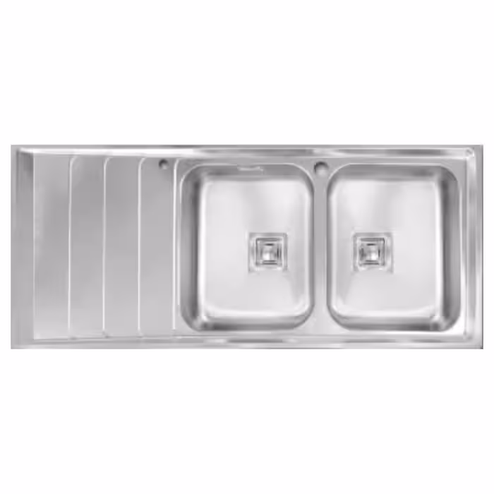 سینک ظرفشویی اخوان مدل 504 توکار باکسی