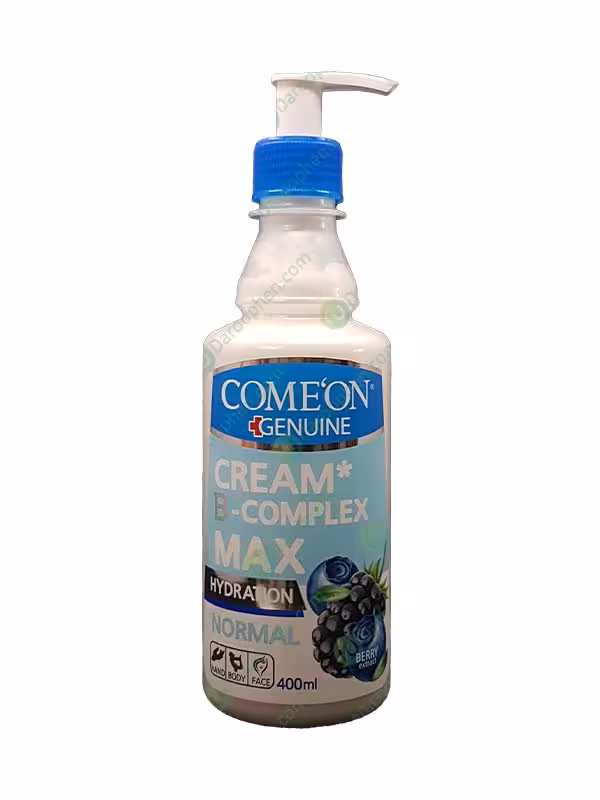 کرم تخصصی پوست نرمال کامان 400 میلی لیتر – Comeon Normal B Complex 100% Cream 400 ml