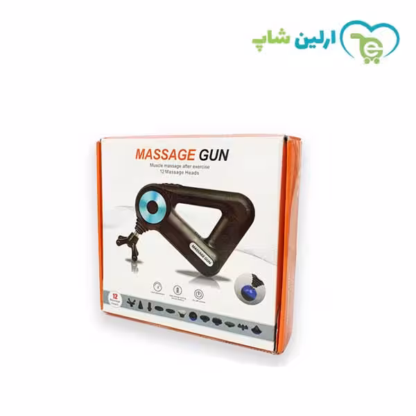 ماساژور تفنگی مدل MASSAGE GUN 12 MASSAGE HEADS