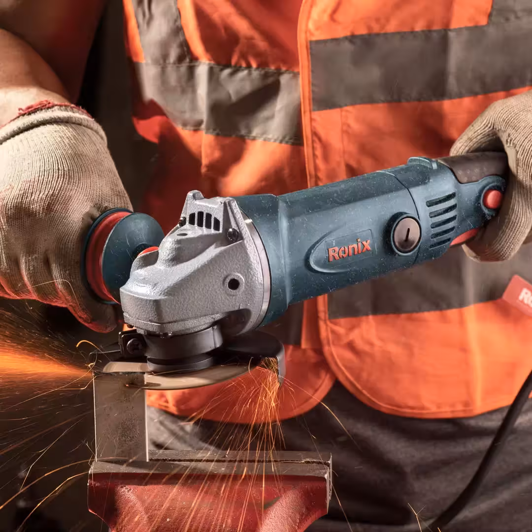 مینی فرز 115 میلی متری صنعتی دسته بلند 1050 وات 3150