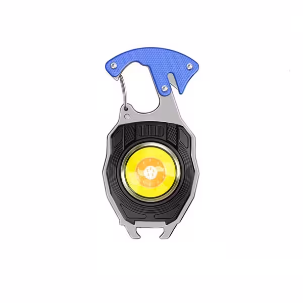 چراغ تاکتیکال چندکاره کمپینگ مدل LED Rechargeable Keychain Light W5147