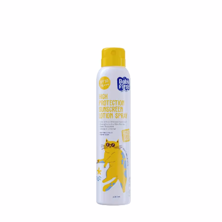 اسپری ضدآفتاب کودک بیبی فرست SPF50